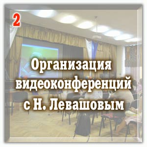 Организация видеоконференций с Н. Левашовым